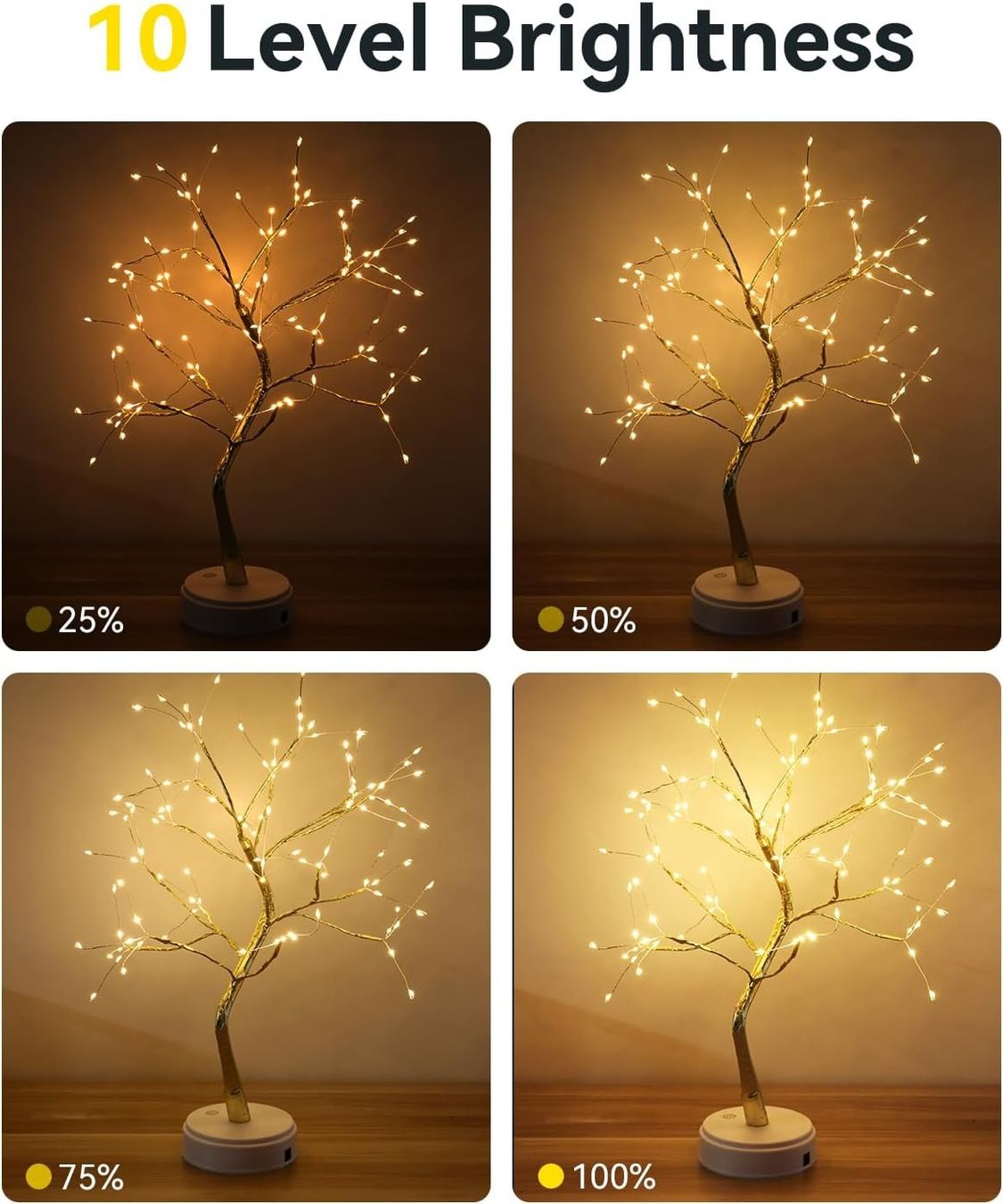 Lampen: LED Lichterbaum 108 LEDs 8 Modi dimmbar USB Batterie – Neu und originalverpackt aus St. Gallen von VerkaufsMaus50 1