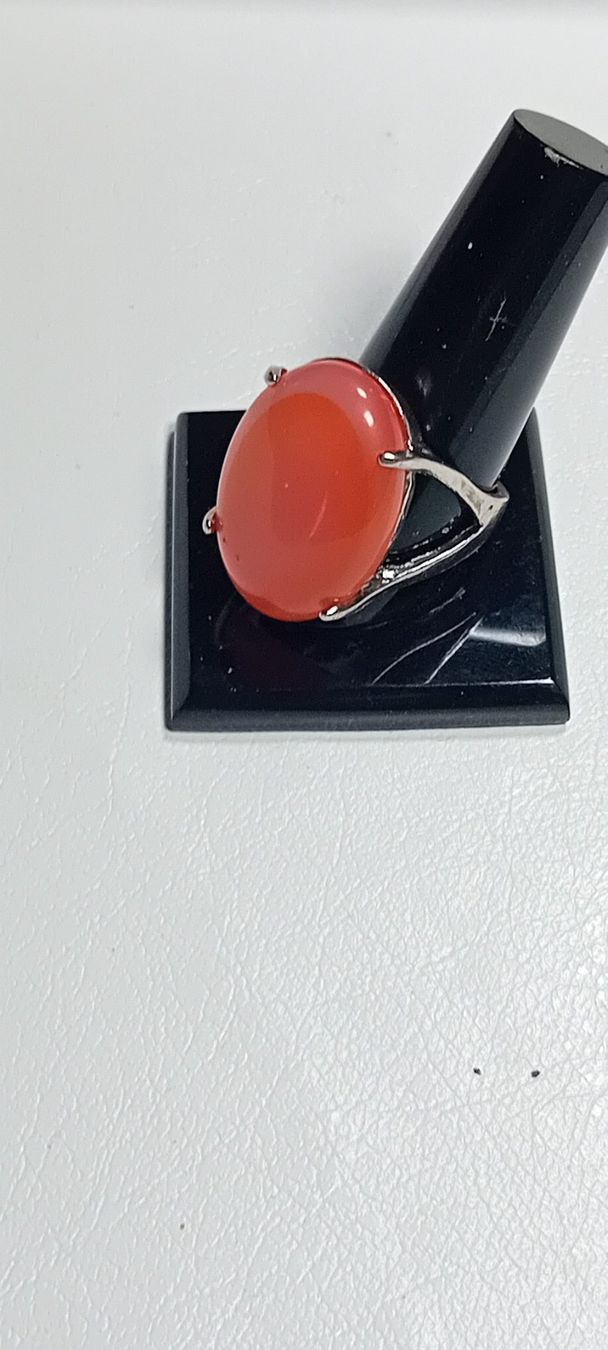 Ringe: ring modeschmuck mit achat,,,orange – Neu (gemäss Beschreibung) aus Basel von bij_5hqd 1