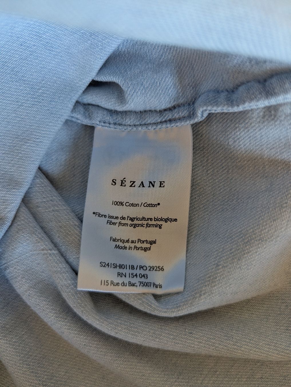 Sezane Camicette: chemise Sézane 44 coton bio – Usato da Montreux venduto da dem_gyt9 4