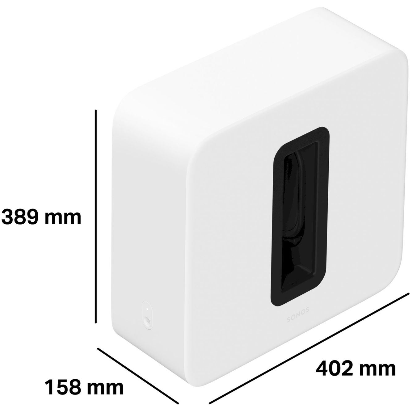 Casse acustiche: Sonos Sub 4 WLAN Subwoofer weiß matt – Nuovo e nell'imballaggio originale da Bottighofen venduto da zaap 3