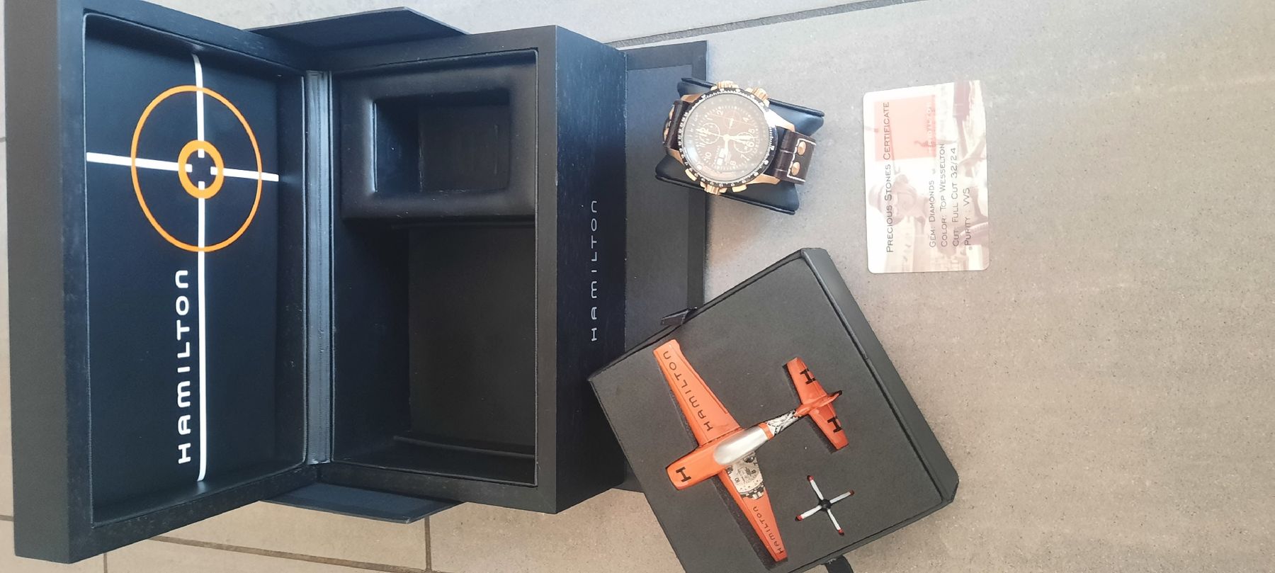 Hamilton Orologi: Hamilton Khaki Aviation X-Wind Automatic Rose Gold / Schwarz – Usato da Bettlach venduto da FredMarti13 7