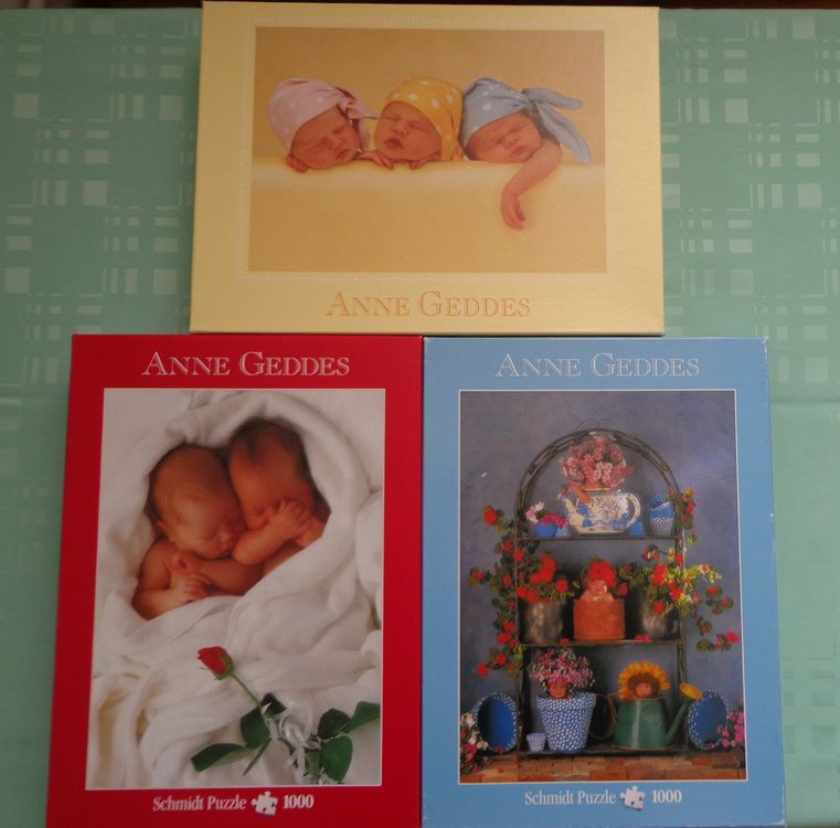 Schmidt Puzzle 1000 Teile, Anne Geddes, Panorama (Gebraucht) in