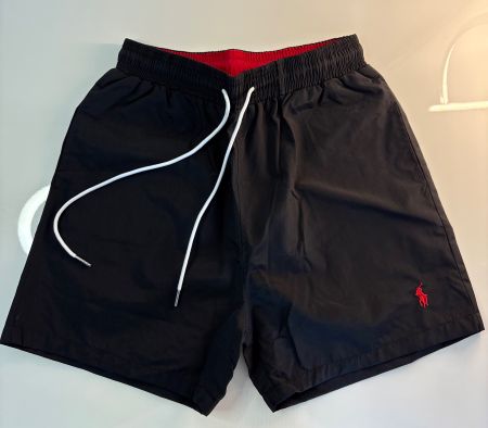 Short de bain noir, Ralph Lauren, homme très bon état, M