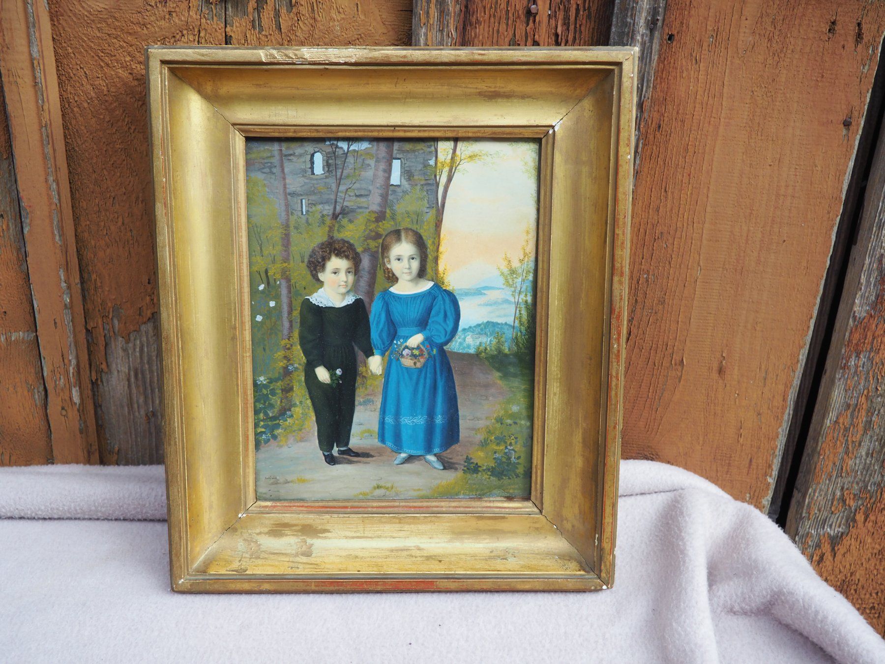 Tableaux: Biedermeier Bild – D'occasion à Schänis par Lobelie1