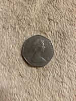 1973 50pence EEC Brexit Ring Of Hands Coin Rarität
