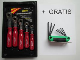 KASTAR  RING-RÄTSCHENSCHLÜSSELSATZ 5476 + EKLIND 25570 TXH