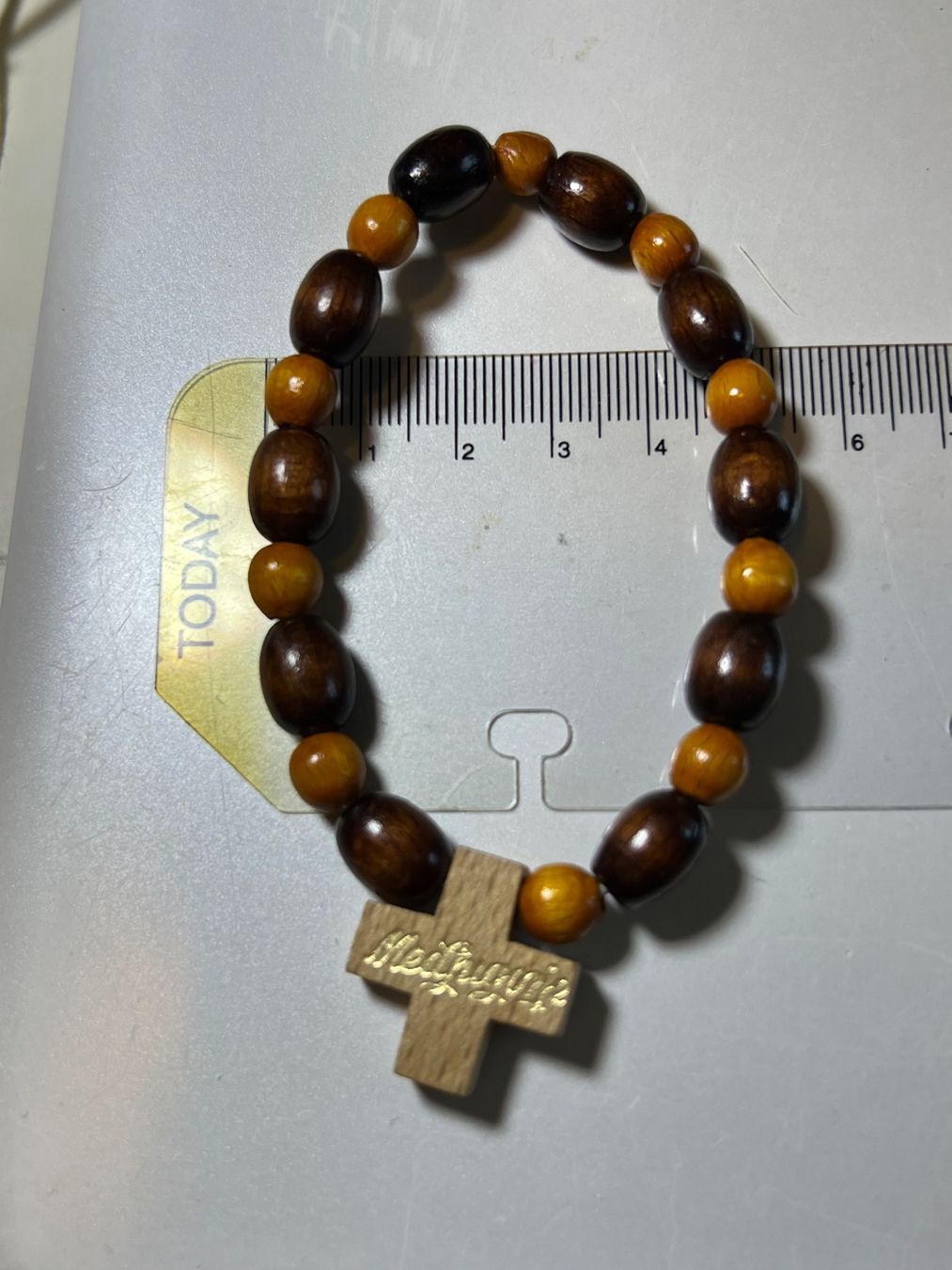 Armbänder & -reifen: Holzarmband mit Kreuz – Gebraucht aus Bremgarten b. Bern von barny2 1
