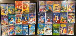 109 Stück VHS Kassetten von Walts Disney und Andere