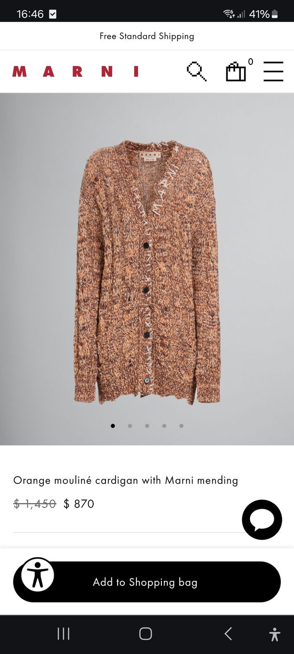 Marni Maglioni & Felpe: Marni cotton and wool cardigan – Nuovo (secondo la descrizione) da Bottmingen venduto da alenov 1