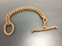 Antike geschmiedete rostig Kette
