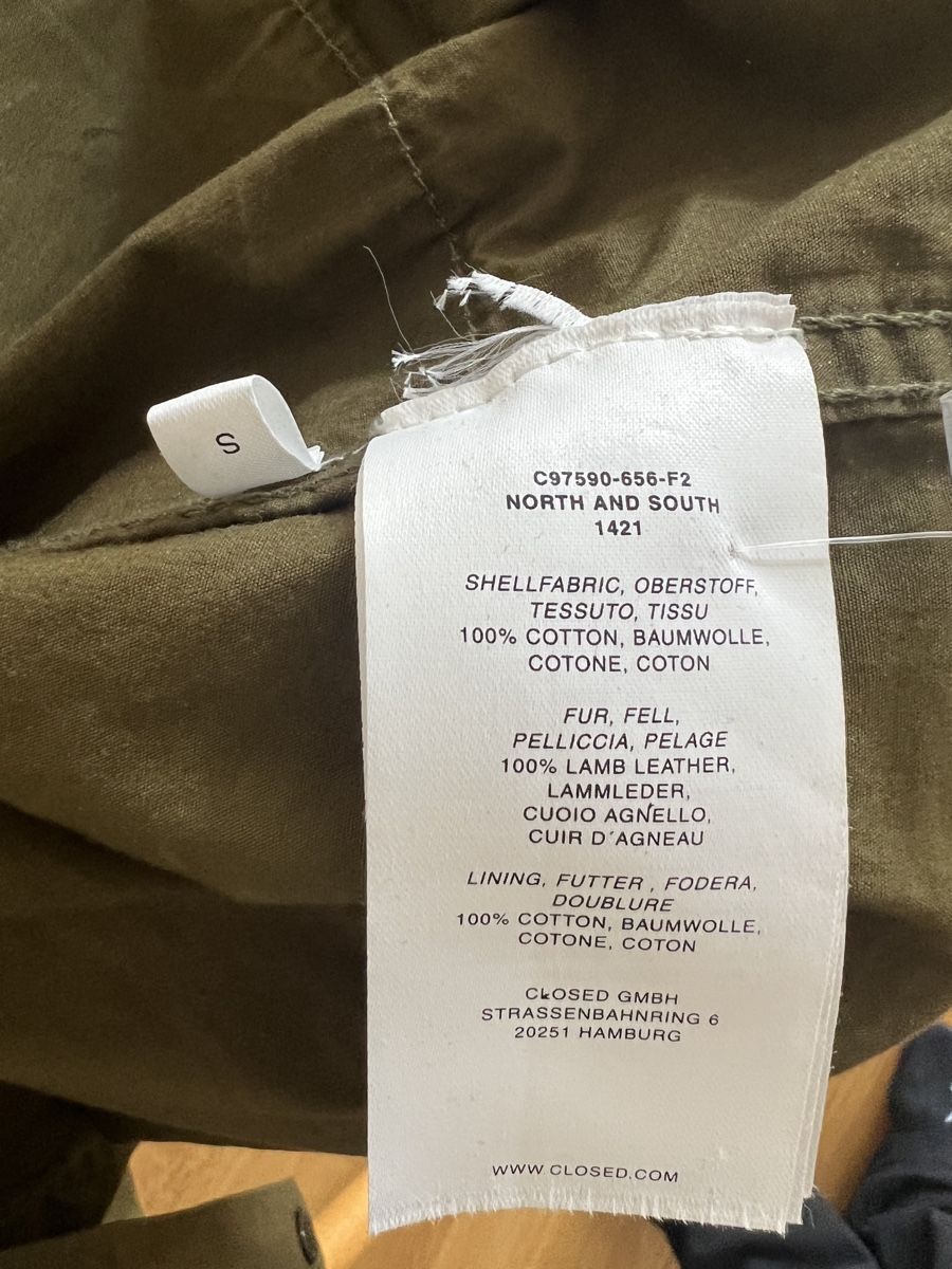 Closed Cappotti: Closed-Parka Damen, Khaki, Grösse S – Nuovo (secondo la descrizione) da Zürich venduto da Glykanera 2