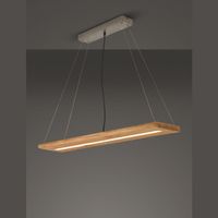 LED Pendelleuchte, Naturholz, Dimmbar
