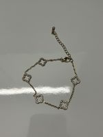 Armband Kleeblatt Edelstahl vergoldet