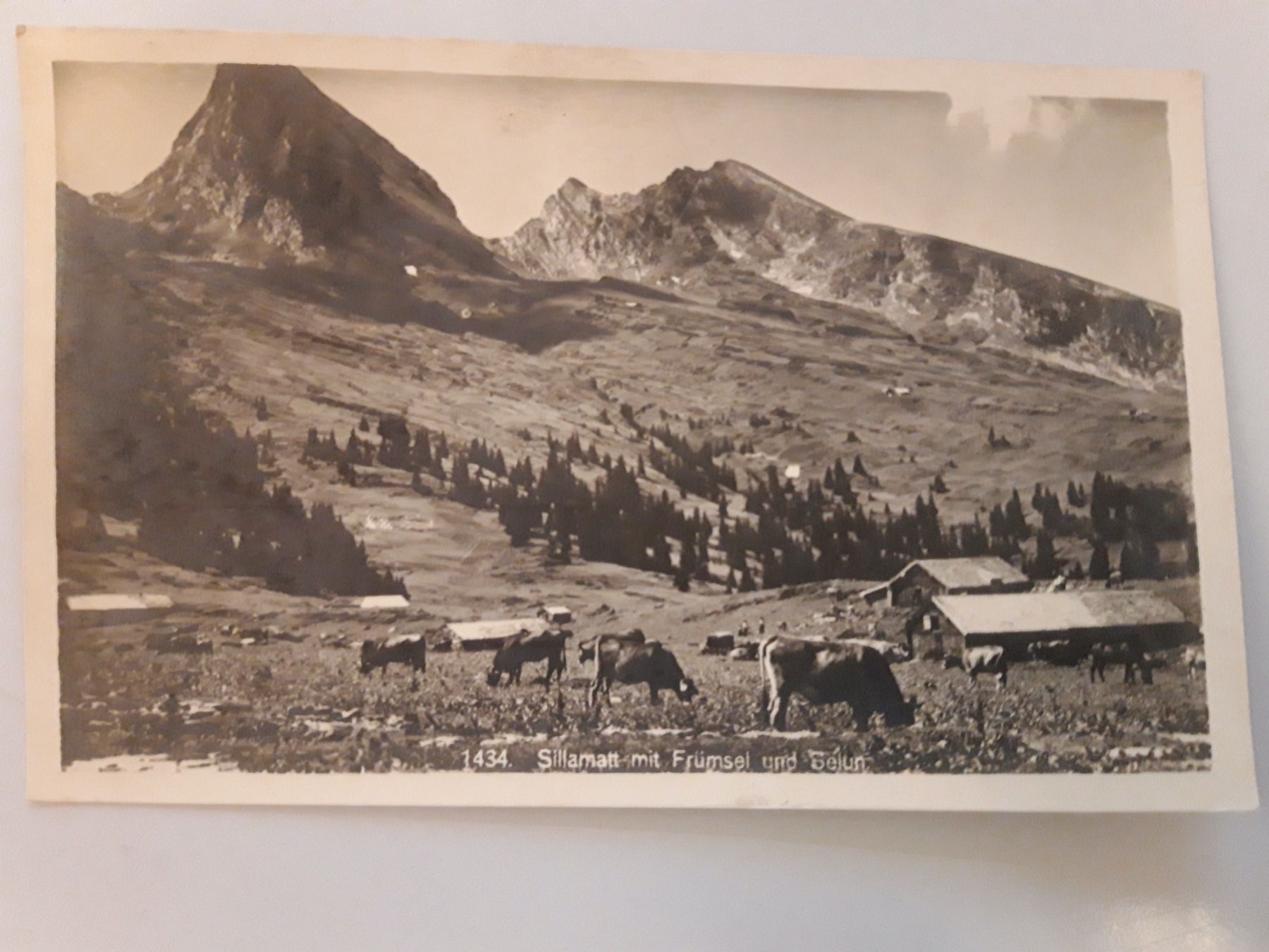 Cartoline postali: Sillamatt mit Frümsel und Selun – Usato da Sargans venduto da nicsam1815