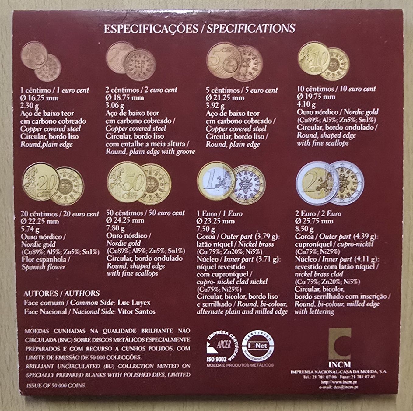 Alle Münzen: EURO set 2003, Portugal – Neu (gemäss Beschreibung) aus Zürich von VLcoins 4