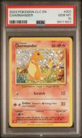 Pokemon - Charizard & Ho-Oh ex Deck #001 Charmander – PSA 10