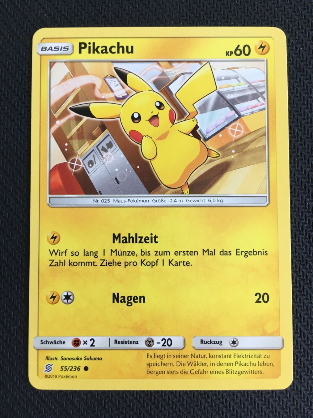 Pokémon Carte collezionabili: Pokémon - Unified Minds - UNM 55 - Pikachu - DE – Nuovo (secondo la descrizione) da St.Gallen venduto da Punktchen01
