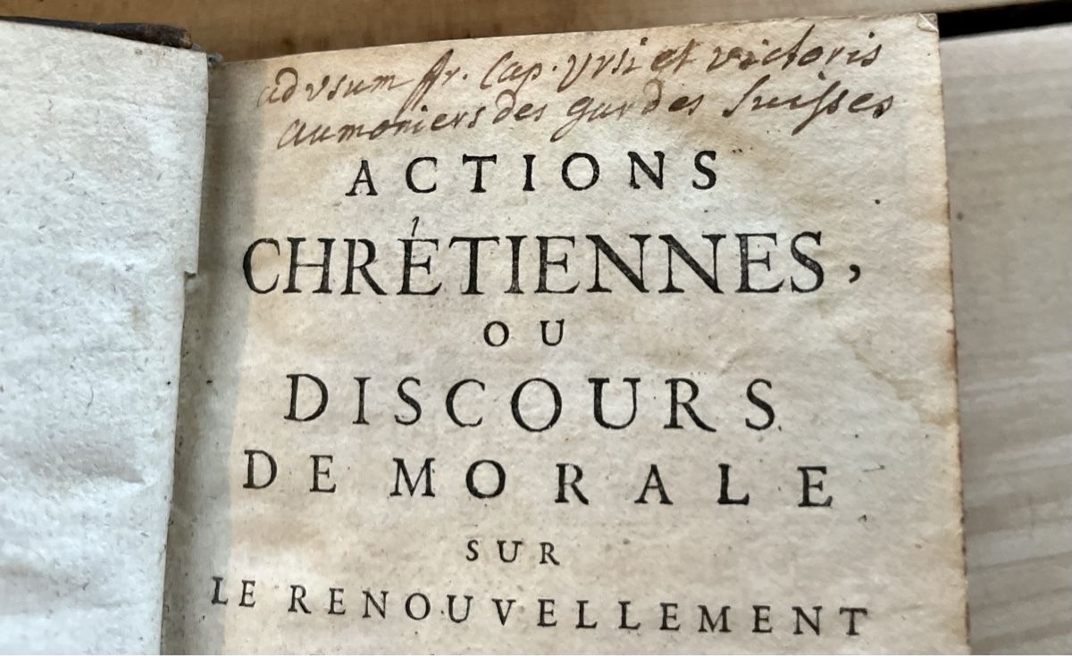 Libri: 3 Bücher eines Kaplans des Schweizer Regiments in Frankreich – Usato da Ottikon venduto da san_w99n 2