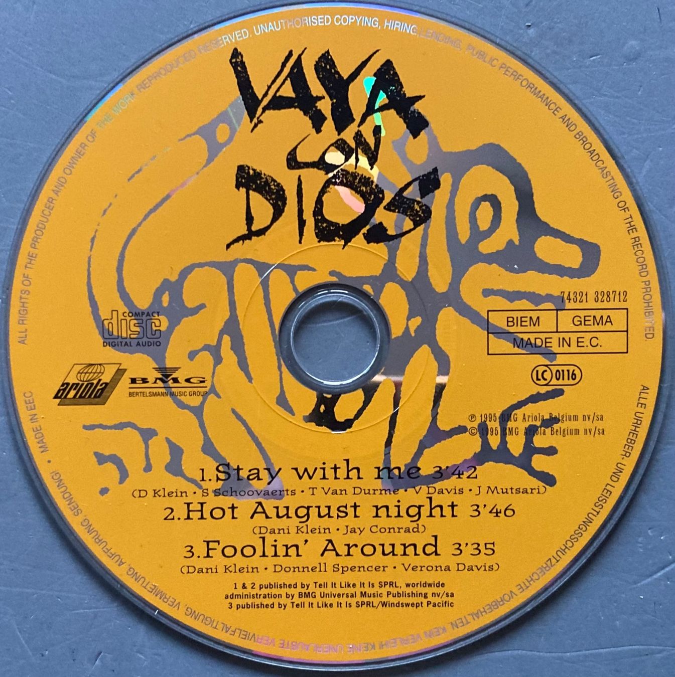 CD: VAYA CON DIOS - STAY WITH ME – Usato da Poliez-Pittet venduto da Newtown-Records 1