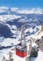 Lenzerheide GR // 1972 Seilbahn Parpaner Rothorn rote Kabine