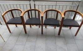 4x Designer-Stühle von Tranekær / Jørgen Haugesen
