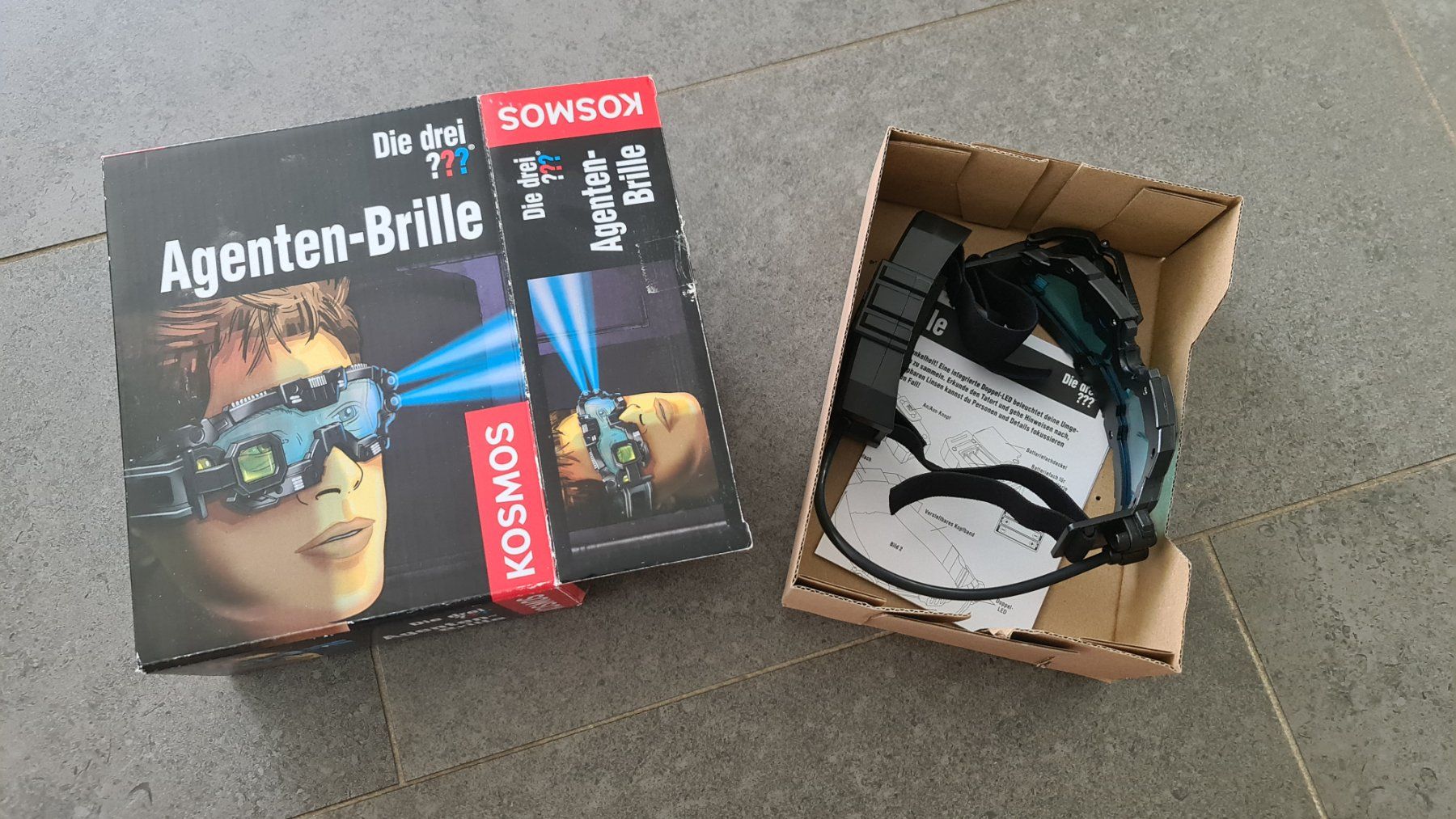 Kosmos Giocattoli: Die drei ??? - Agenten-Koffer und -Brille – Usato da Adlikon venduto da Mmartin0 4