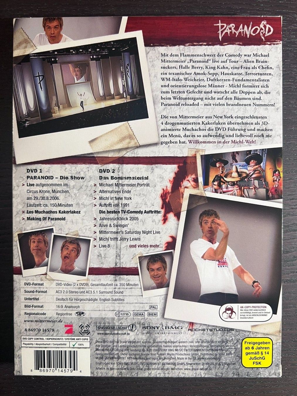 Tutti i DVDs: Michael Mittermeier - Paranoid – Usato da Zürich venduto da FilmFreunde 1
