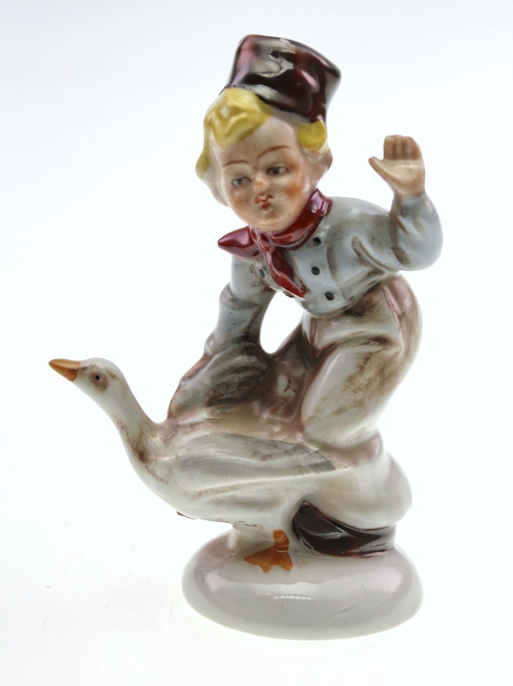Statuette: süsser Gänsejunge Gräfenthal GDR Germany – Usato da Langenthal venduto da hamster-raeumung