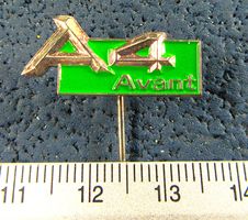 AUDI A4 AVANT AUTO ANSTECKNADEL LOGO VINTAGE OLDI ALT