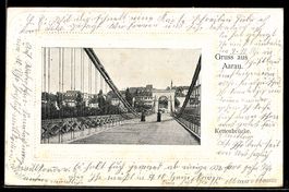 AK Aarau, Ansicht der Kettenbrücke