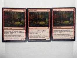 MTG Dreiste Wölfe EMN 122 Deutsch Common 3x