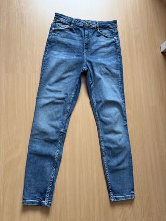 Jeans Zara High Waist blau EUR 42 guter Zustand