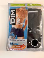 Boxershorts DIM, Active, Microfibre, Grösse L, Schwarz, 2 St