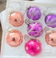 8 Stück vintage Weihnachtsbaumschmucken