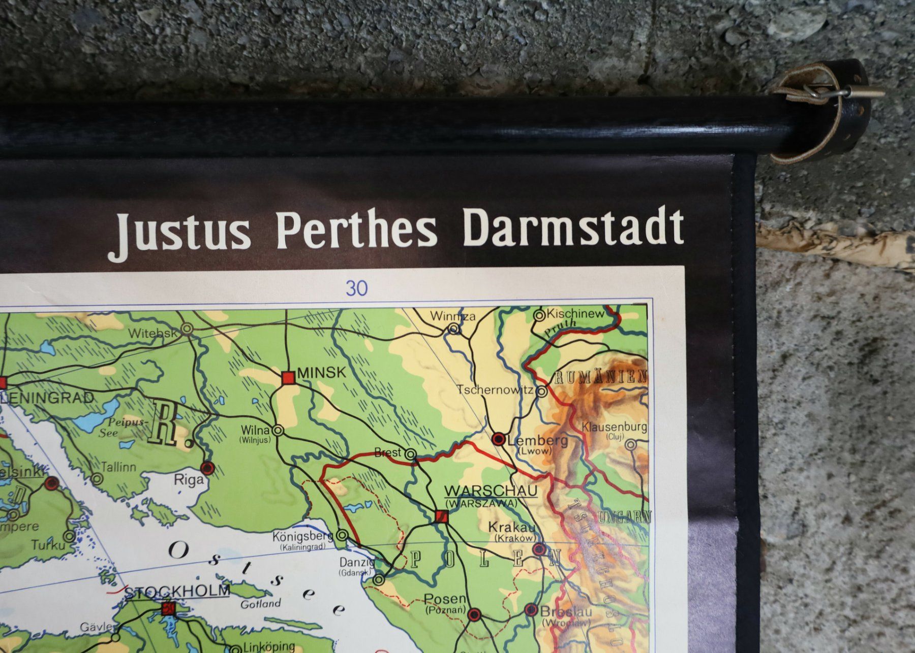 Cartine & Atlanti: Schulwandbild "Nordamerika" – Usato da Birrwil venduto da brandschatz_birrwil 3