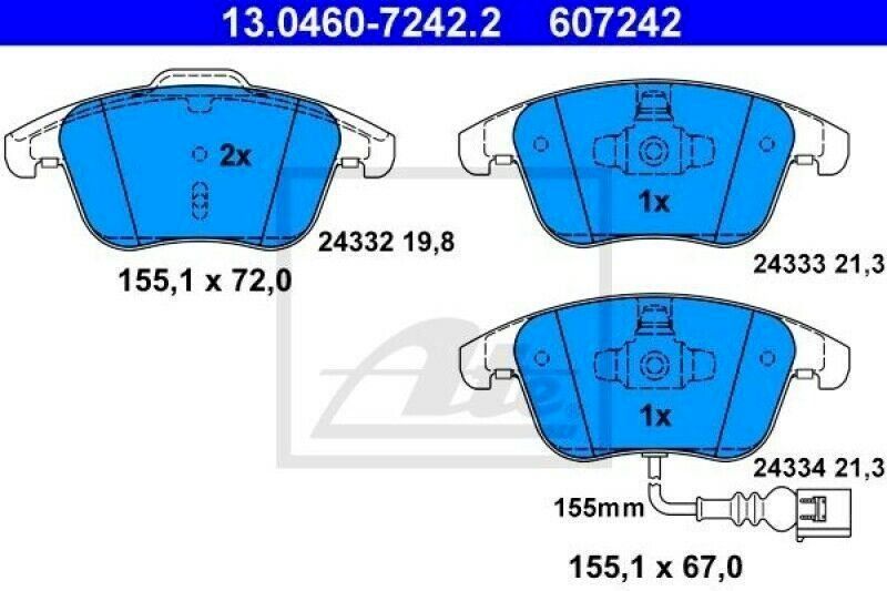 Bremsen: ATE 2 Bremsscheiben 312mm + Beläge Vorne – Neu und originalverpackt aus Bottighofen von zaap 5