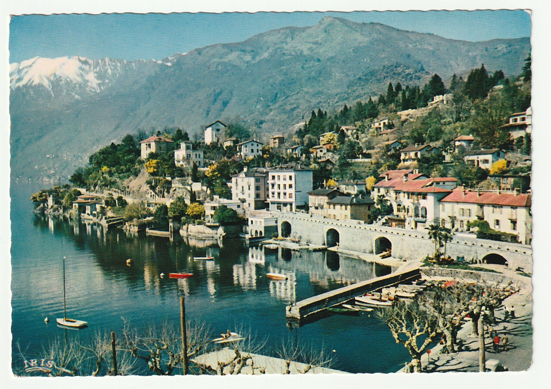 Cartoline postali: Alte Postkarte 1965, Ascona mit der Collina San Michele – Usato da St. Gallen venduto da Ricardo_Deals