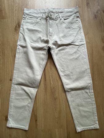 Herren Chino Hose Gr. 46 (W36), beige, Slim Fit, Top Zustand