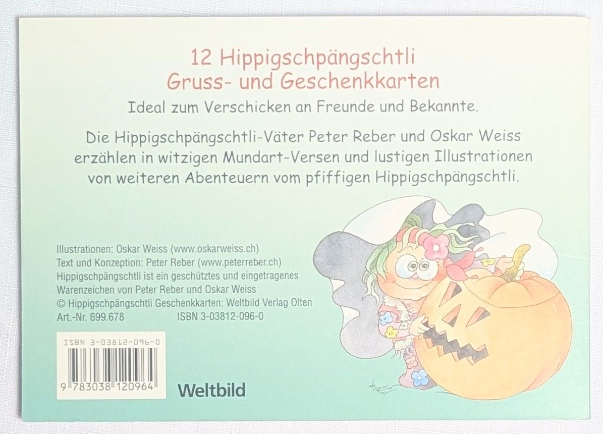 Cartoline: Hippigschpängschtli -Gruss- &  Geschenkkarten - Peter Reber  – Nuovo (secondo la descrizione) da Wängi venduto da ABIZONE-86 4