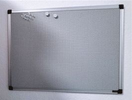 Pinnwand magnetisch Aluminium Rahmen 60x40cm neuwertig