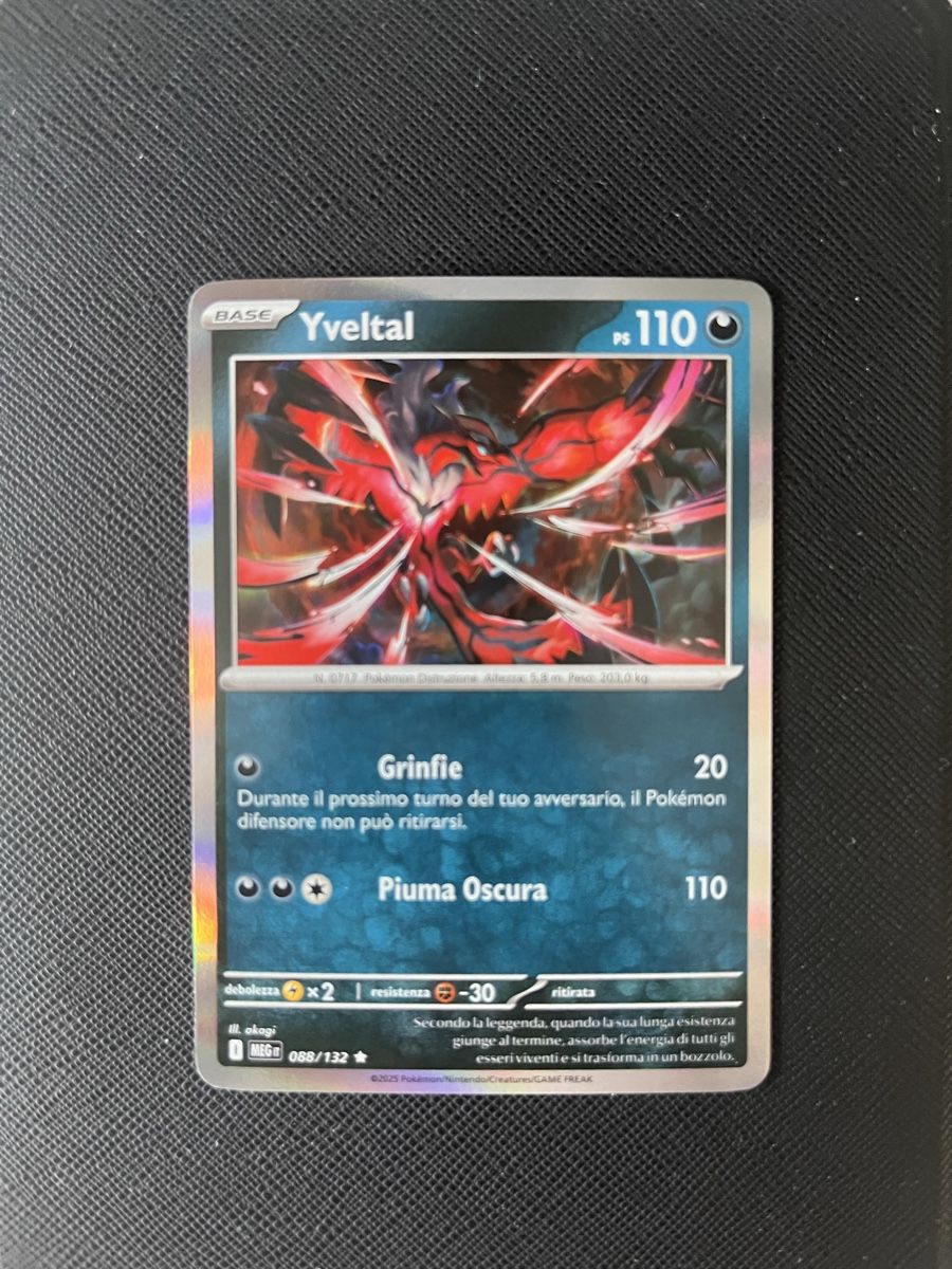 Pokémon Carte collezionabili: Yveltal Mega Evolution – Usato da Massagno venduto da Pkmn93