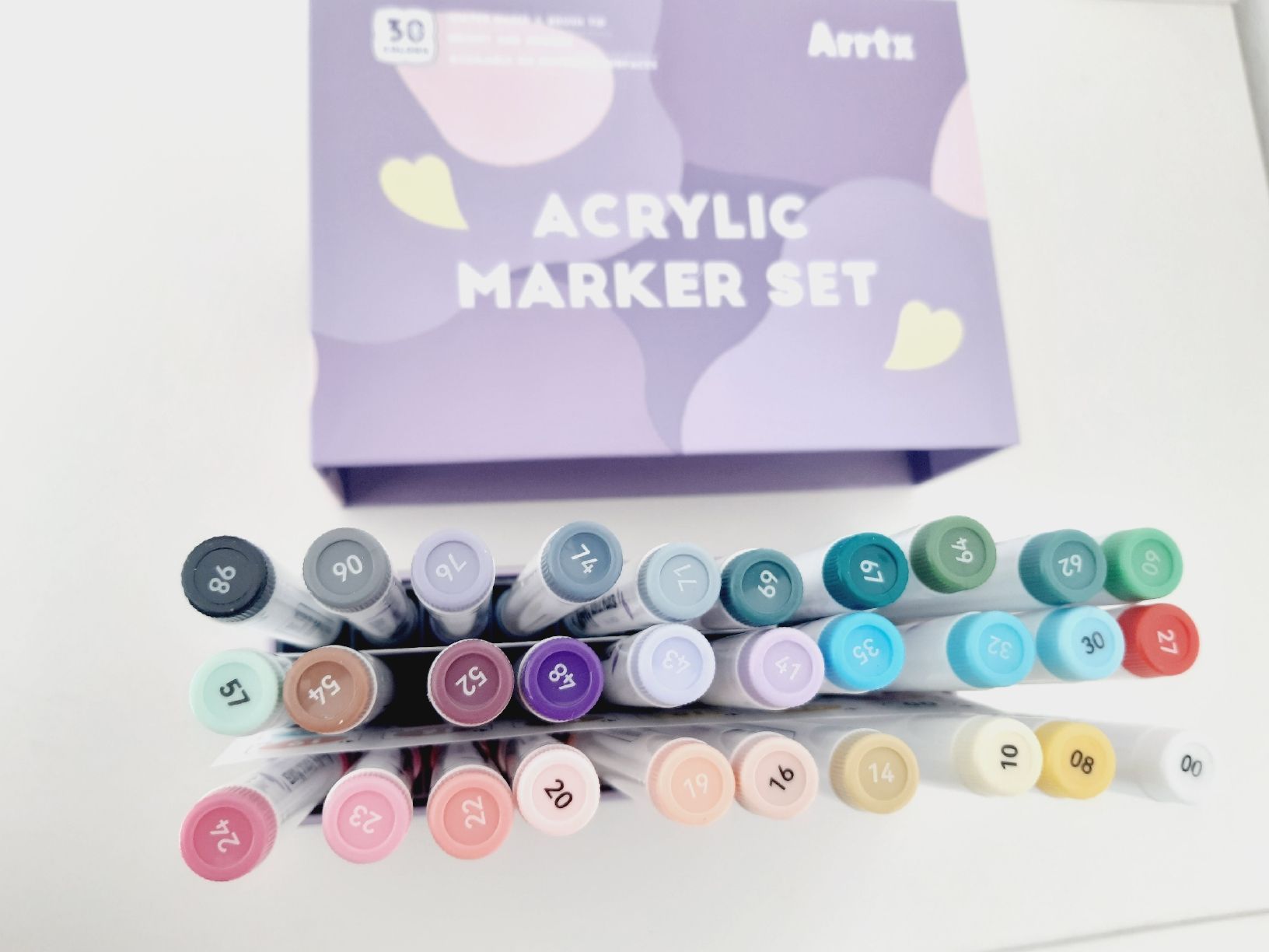 Penna & Evidenziatori: ARRTX Acrylic Marker Set 30x Farben – Nuovo (secondo la descrizione) da Winterthur venduto da Je. 3