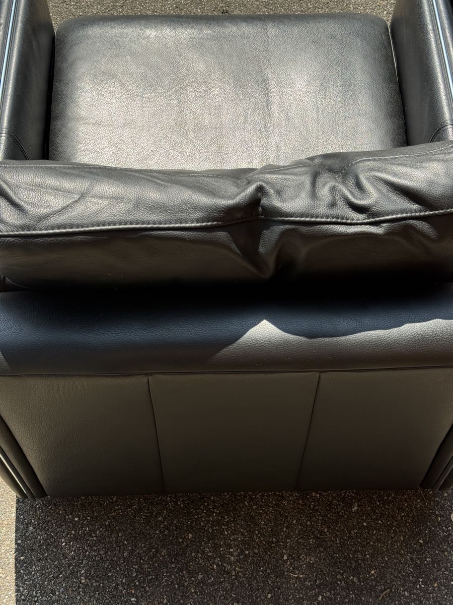 Divani: Schwarzes Couchset aus Leder – Usato da Pfäffikon SZ venduto da Tonimarroni99 7