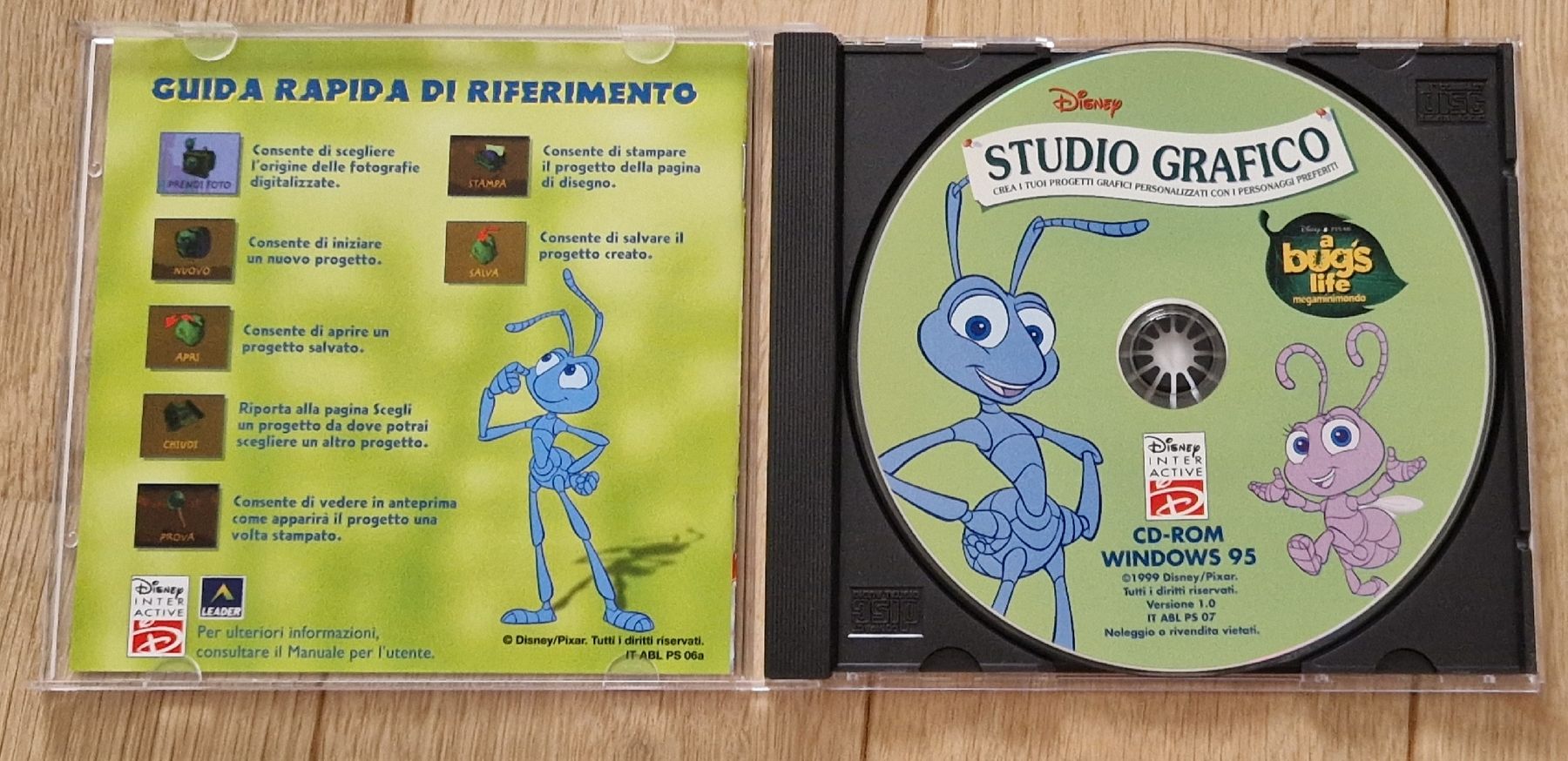 Giochi: A Bug's Life Studio Grafico CD-ROM, Italiano – Usato da Gordola venduto da lul_g86d 2
