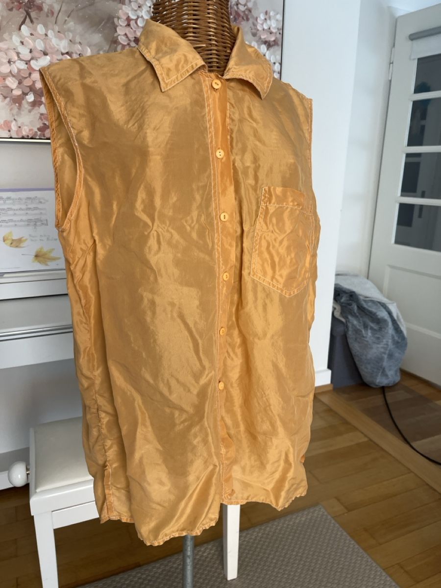 Camicette: Seidenbluse Aermellos, orange, XL – Usato da Solothurn venduto da Bobesch08 2