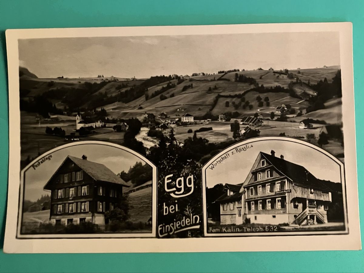 Cartes postales: Alte Ansichtskarte Egg bei Einsiedeln  – D'occasion à Bauma par Baumer71