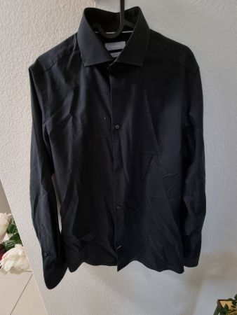 Schwarzes Maddison Hemd Gr S