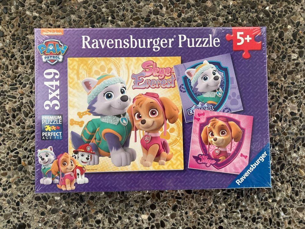 Ravensburger Puzzle Paw Patrol Skye & Everest 5+ (Neu und ...