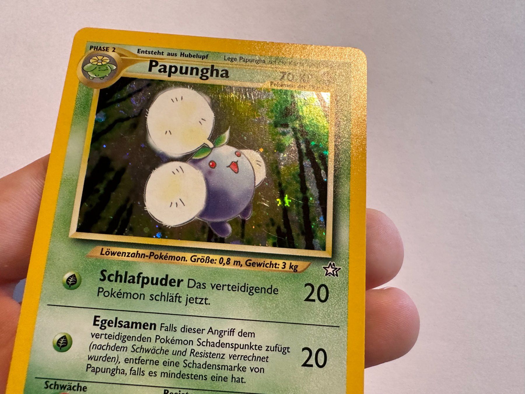 Pokémon Carte collezionabili: Papungha holo Neo Genesis DE – Usato da Hagendorn venduto da Pokecollectorch 2