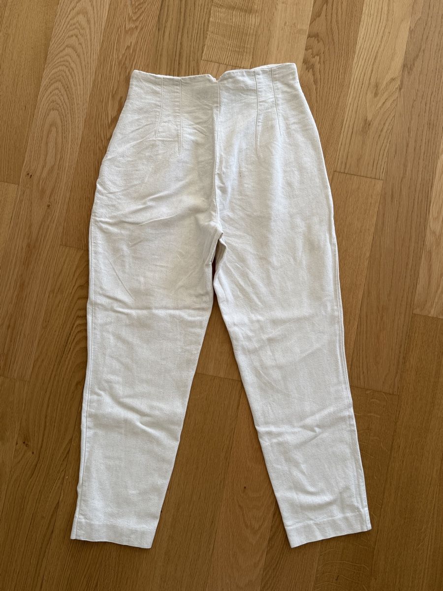 Zara Hosen: ZARA Leinenhose Gr. S Sommerhose light beige – Gebraucht aus Ebikon von her_82yr 3